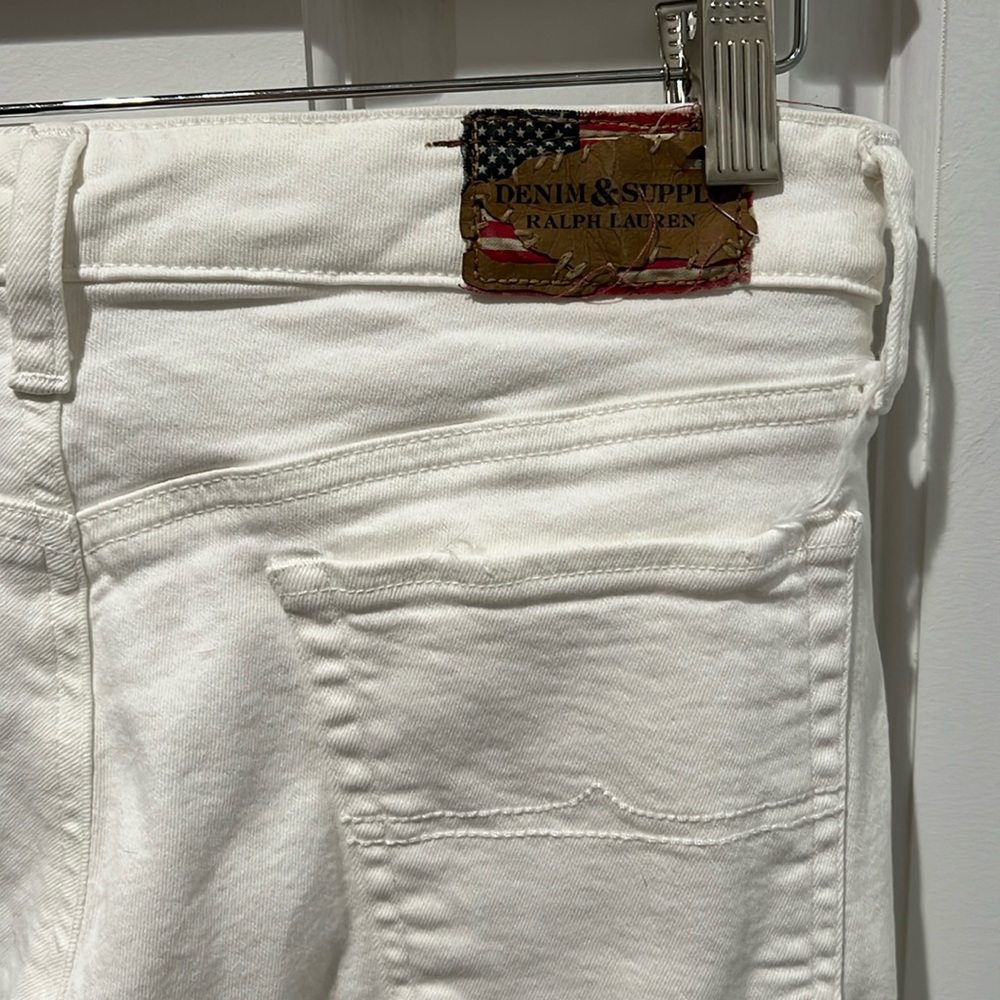 Ralph Lauren - Denim & Supply White Skinny Jeans - size 28/30